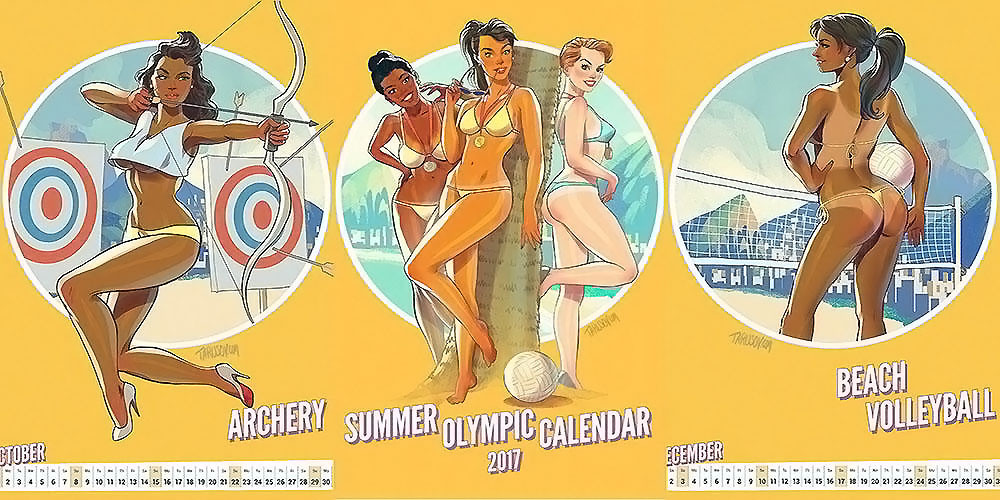 Календарь «Summer Olympic Calendar 2017» от Андрея Тарусова