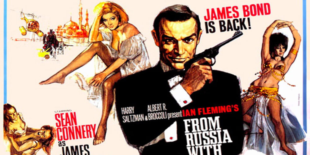 Постеры Майка Мала к фильмам об агенте 007