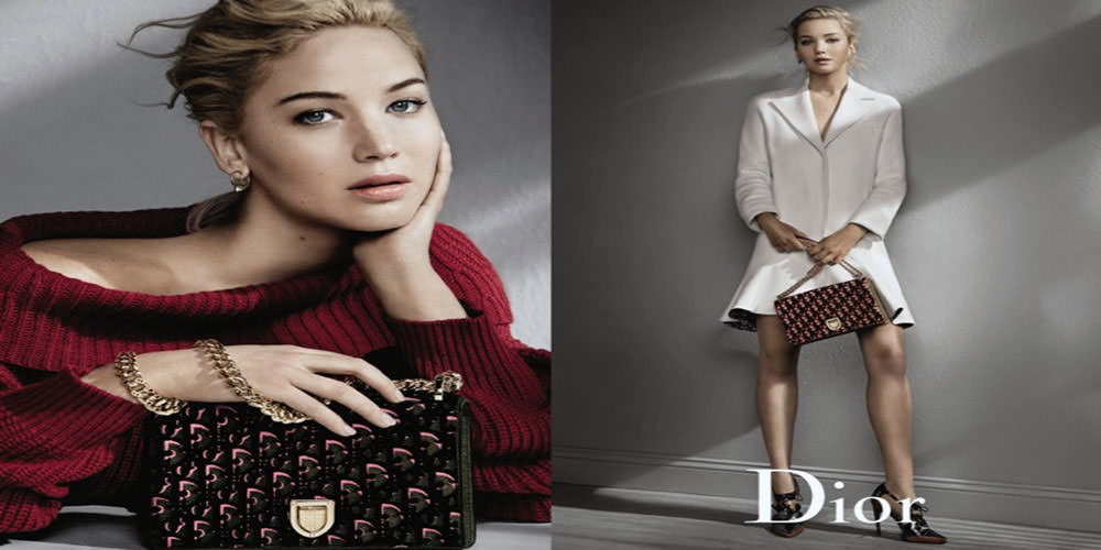 Дженнифер Лоуренс в рекламе аксессуаров Dior (Fall/Winter 2016)