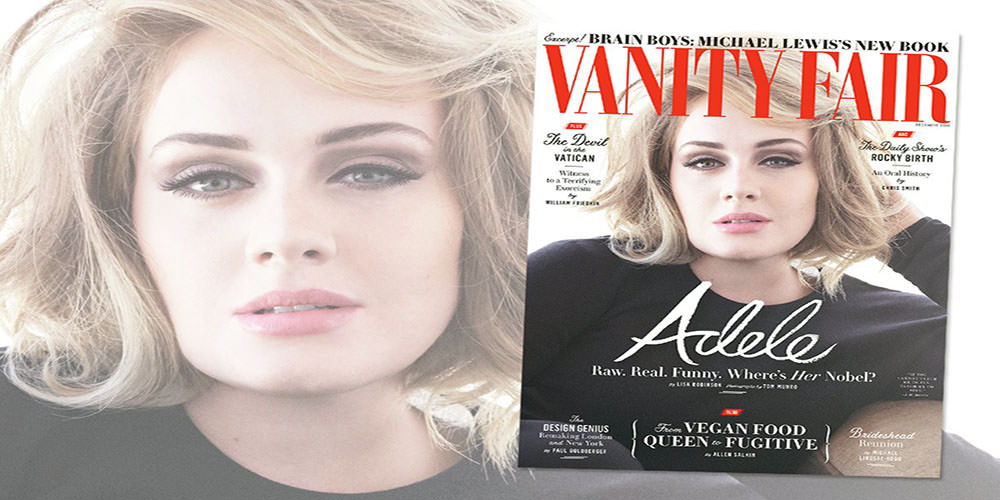 Адель на обложке и страницах Vanity Fair US (December 2016)