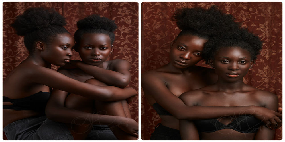 Серия портретов темнокожих женщин фотографа Бена Бонда